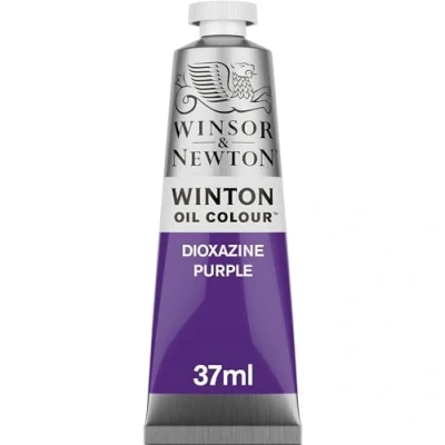 Obrázek Winsor &amp; Newton 1414229 Winton, jemná kvalitní olejová barva 37 ml tuba s rovnoměrnou konzistencí, odolná vůči světlu, vysoká krycí síla, bohatá na barevné pigmenty dioxazin purpurový