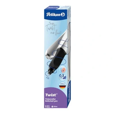 Obrázek Plnící pero Pelikan Twist M, stříbrná
