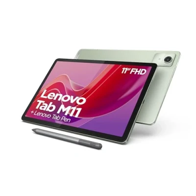 Obrázek Lenovo Tablet Tab M11 11&quot; WUXGA Touch Display MediaTek Helio G88 4GB RAM paměť 128 GB Wi Fi Android 13 zelený vč. Pen