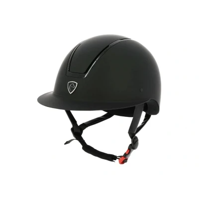 Obrázek Bezpečnostní helma EQUITHEME Glin Mat black matt/black (52 54)