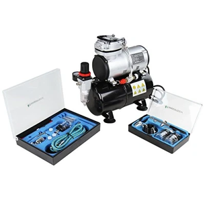 Obrázek Timbertech ABPST06 sada airbrush a pístový kompresor