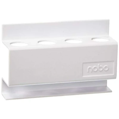 Obrázek Nobo 35038046 zvýrazňovač držák pro magnetická tabule Standard 4 Board značkovač, 1.8 cm, 1 ks, bílá