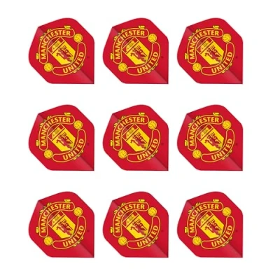 Obrázek F2049 Manchester United Football Club Dart flights 3 Sets pro pack (9 insgesamt).