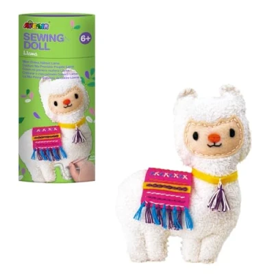 Obrázek Avenir 6301623 DIY šicí sada, Sewing Lama, kreativní sada pro děti, od 6 let