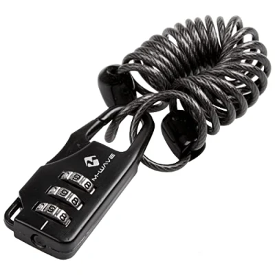 Obrázek M Wave Visací zámek PD 3 l, černý, 12301241