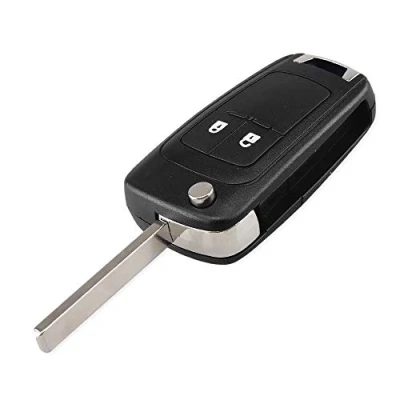 Obrázek PHONILLICO Schlüsselgehäuse für Opel Astra J Insignia A Meriva B Zafira C Mokka Chevrolet Orlando Aveo Funkschlüssel mit 2 Tasten