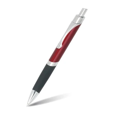 Obrázek Online Kuličkové pero Sporty Red, hliníkové kuličky, vyměnitelná tuha vhodná na dokumenty, barva psaní černá 31664 3D