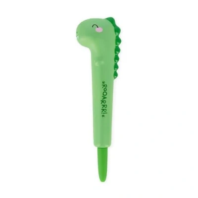 Obrázek LEGAMI, Antistresové gelové pero Squeezies, psací potřeby k relaxaci, koncentrace, antistresové, super měkké, modrý inkoust, průměr špičky 1 mm, téma dinosaurus