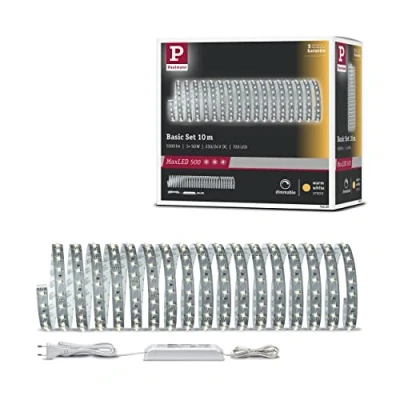 Obrázek Paulmann 70829 LED Stripe MaxLED 500 základní sada 10 m teplá bílá 2700 K bez povrchové úpravy 53,5 W světelný pásek 5500 lm 72 24 V