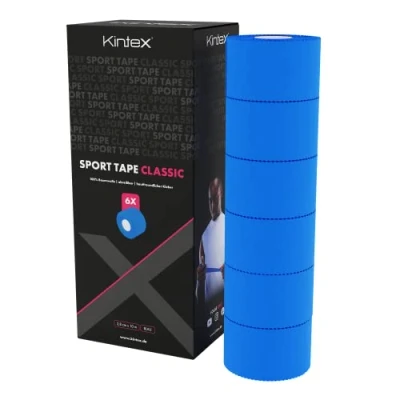 Obrázek Kintex 0 Sporttape 6dílná sada 3 8 cm X 10 m barva modrá, EU