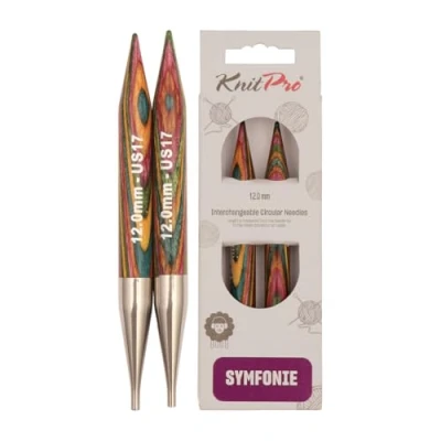 Obrázek KnitPro Symfonie Špičky na pletací jehlice, vyměnitelné, dřevěné