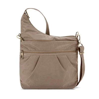 Obrázek Travelon Anti Diebstahl Signatur Crossbody mit 3 Fächern., sandfarben (Beige) 43330 711