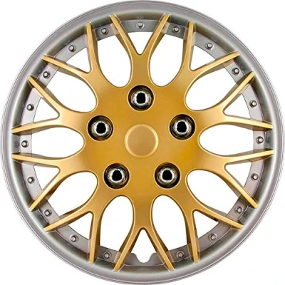 Obrázek AUTO STYLE Sada ozdobných krytů na kola Missouri 14&quot; zlatá/stříbrná bez obrouček