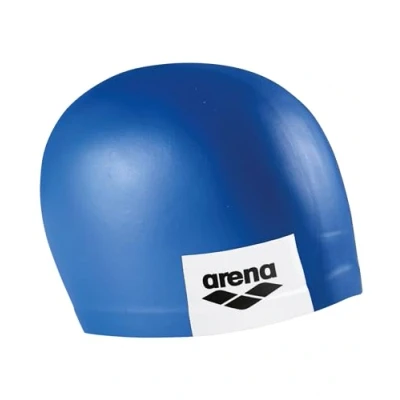 Obrázek arena Geformte Badekappe mit Logo, Blau
