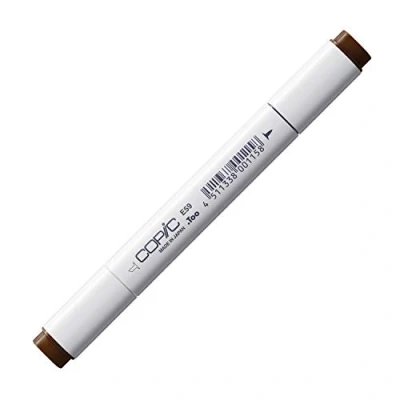 Obrázek COPIC Classic Marker typ E 59, ořech, profesionální popisovač layoutu, na bázi alkoholu, se širokou a jemnou špičkou