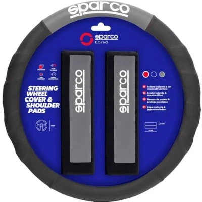 Obrázek SPARCO SPC1111KGR sada 2 polštářků + krytů Steering Wheel, Grey