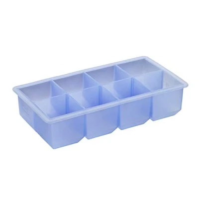 Obrázek Lurch Kostky na přípravu ledových kostek 8 (5 x 5 cm), 100% prémiový platinový silikon bez BPA, modrý