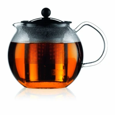 Obrázek Bodum assam konvička na čaj (systém French Press, permanentní filtr z ušlechtilé oceli), 1,0 L
