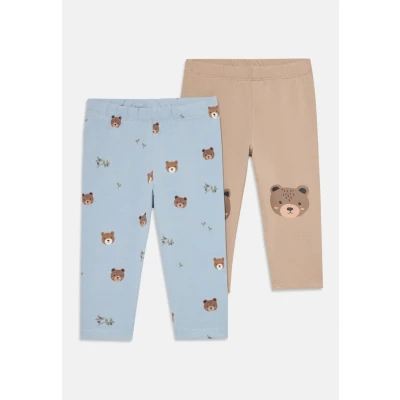 Obrázek Lindex Unisex 2 PACK Punčochy pro děti, Velikost: 68, Light dusty blue