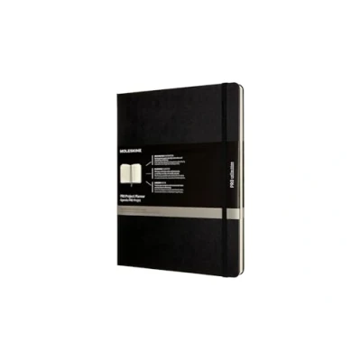 Obrázek Moleskine Pro Projektplaner un Notizbuch, Professioneller Terminkalender, Produktivität für Projekte und Projektmanagement, Hardcover, Format 19 x 25 cm, Farbe Schwarz, 288 Seiten