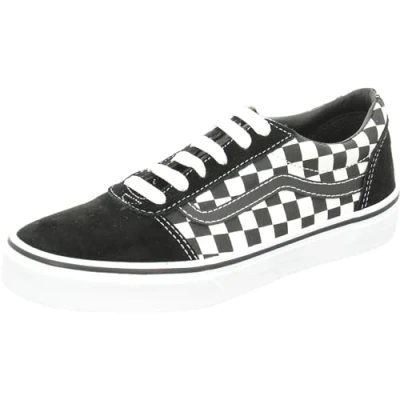 Obrázek Vans Unisex Baby Ward Slip on Canvas Sneaker, Schwarz ((Checkers) Black/True White PVC), 22.5 EU