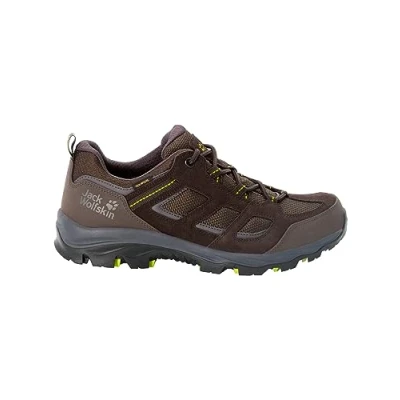 Obrázek Jack Wolfskin Pánské outdoorové boty Vojo 3 Texapore Low M, Dark Brown Lime