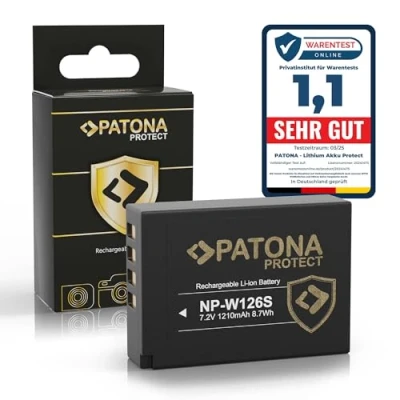 Obrázek PATONA Protect V1 akumulátor NP W126s W126 (1140mAh) se senzorem NTC a krytem bez omezení použití