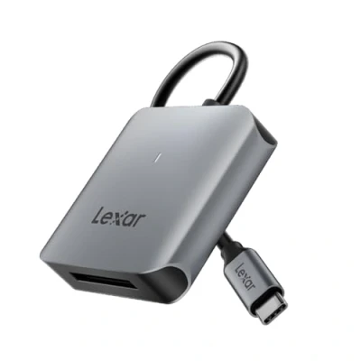 Obrázek Lexar Čtečka karet RW510 CFexpress typ B, až 10Gbps, USB 3.2 Gen 2 CF čtečka paměťových pro CFe B kartu, včetně kabelu typu C (LRW510U BNHNG)