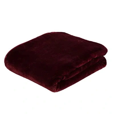 Obrázek Gözze Premium kašmírový pocit bytová a hebká deka, 500 g/m², 220 x 240 cm bordó