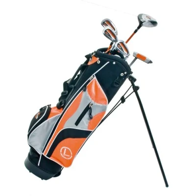 Obrázek Longridge Junior Challenger Cadet pro praváky Golf Paket Set Orangen, 8 let Plus