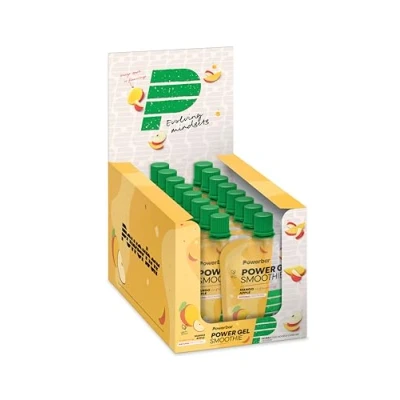 Obrázek PowerBar PowerGel Smoothies Mango Apple 16 x 90 g veganský energetický smoothie + hořčík sodík a maltodextrin