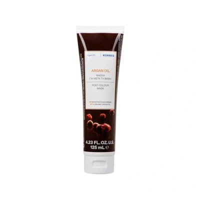 Obrázek KORRES ARGAN OIL vlasová maska, pečující maska s arganovým olejem, bambuckým máslem a pšeničnými proteiny, ideální pro barvené vlasy, veganská, 125 ml