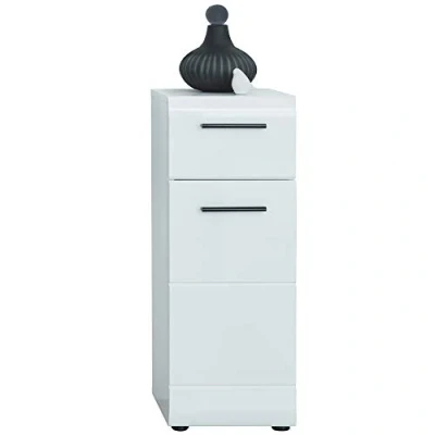 Obrázek Trendteam SN80201 koupelnová komoda, skříň, bílá, vysoký lesk, š נv נh: 30 נ79 נ31 cm