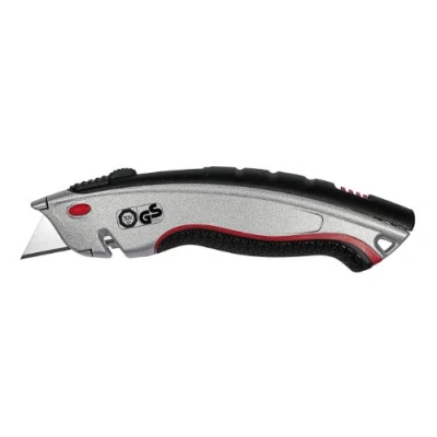Obrázek Wedo 78850 Safety Cutter Profi Plus (s automatickým zatažením čepele včetně 5 náhradních lichoběžníkových čepelí) stříbrná