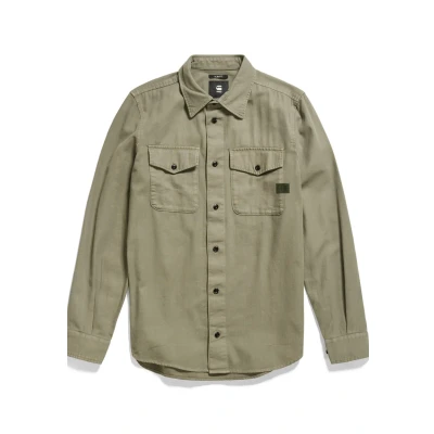 Obrázek G Star RAW Herren Marine Slim Hemd, Grün (Shamrock gd D24963 D454 B681), L