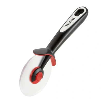 Obrázek Tefal Ingenio K20711 kráječ na pizzu průměr 30 cm materiál: plast snadné čištění vhodný do myčky Barva: černá/červená, 29,8 x 13,2 8,8
