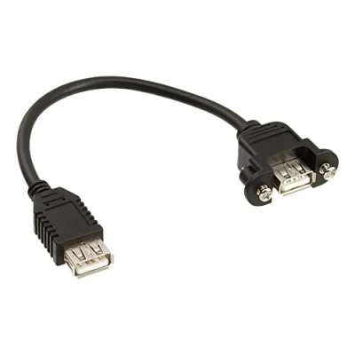 Obrázek InLine 33441D USB 2. 0 adaptérový kabel, zdířka A na vestavnou zdířku A, 0,2 m