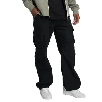 Obrázek Brandit Pánské kalhoty Pure Vintage Pants, černá, XL