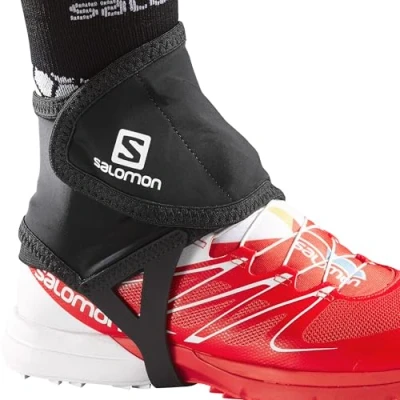 Obrázek Salomon trail Gaiters Low Unisex kamaše running turistika MTB běh, snadná manipulace, trvanlivost, černá, S
