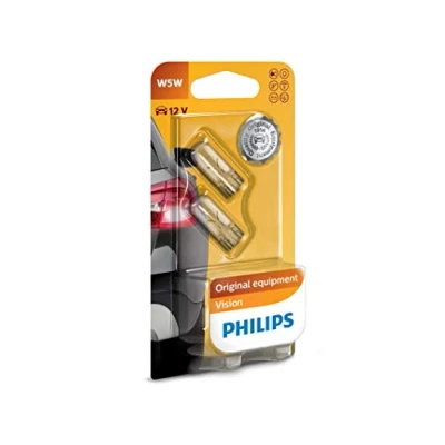 Obrázek Skleněná autožárovka Philips 12961B2 Vision W5W