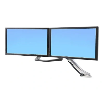 Obrázek Ergotron sada dvou monitorů a rukojetí, montážní (rukojeť, 2 držáky, rameno pro montáž na oblouk, příslušenství) LCD displeje, černá, velikost obrazovky: až 66 cm (26 palců),
