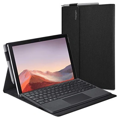 Obrázek Spigen Stand Folio kompatibilní s Microsoft Surface Pro 7 Plus (2021) / pouzdro (2019) 6 (2018) černé