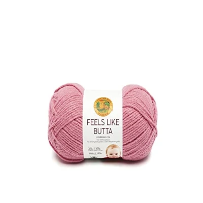 Obrázek Lion Marke Garn Company Löwe 215140 Fühlt sich an wie Butta Garn, Polyester, Dusty Pink, 17.78 x 6,35 cm