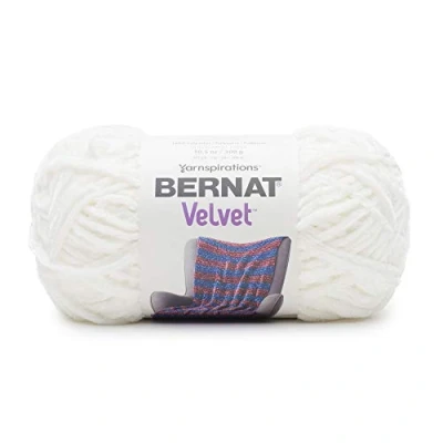 Obrázek BERNAT Samt, 100% Polyester, weiß, 300 g