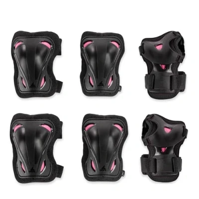 Obrázek Rollerblade Dámské chrániče Skate Gear 3, černá/Raspberry, L