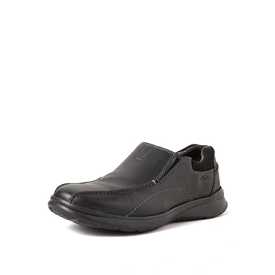 Obrázek Clarks Pánské pantofle Cotrell Step, Černá Black Oily Lea, 47 EU
