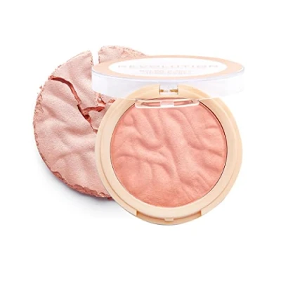 Obrázek Makeup Revolution, Blusher Reloaded, tvářenka, vysoce pigmentovaná, celodenní nošení, broskve a krémová, 7,5 g