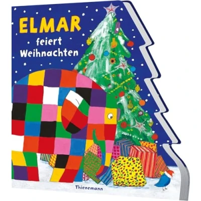 Obrázek Elmar: Elmar feiert Weihnachten: Auffällig gestaltetes Pappbilderbuch
