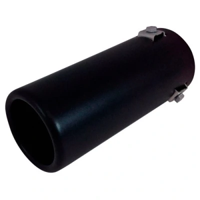 Obrázek Autostyle 700.3 66B koncová trubka ocel/černá kulatá délka 70 mm 170 3566 přípojka