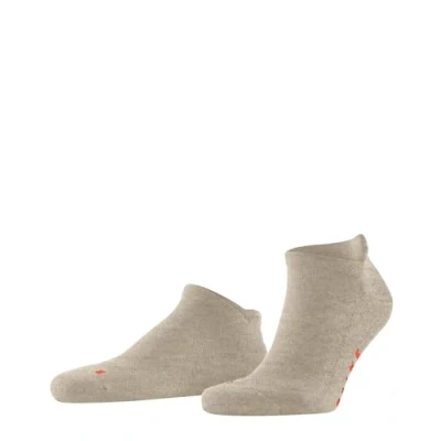 Obrázek FALKE Unisex Sneakersocken Keep Warm U Sn Wolle kurz einfarbig 1 Paar, Beige Melange 4043, 35 36